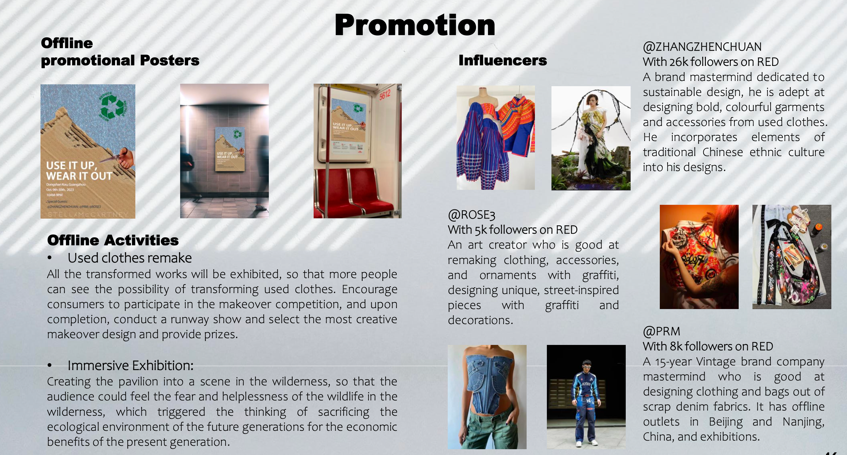 RED Influencer & Poster Campaigns